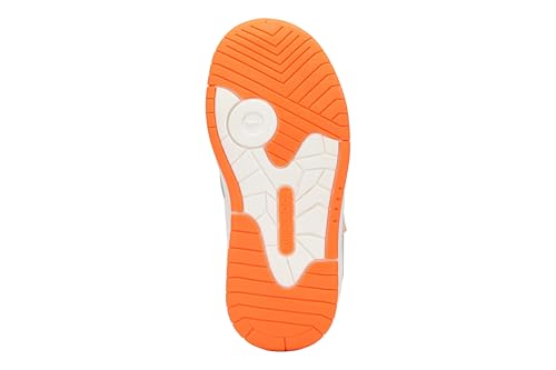 KangaROOS Chłopięce Unisex dziecięce K-CPI Izel EV Sneakers, Seagrass/Neon Orange, 23 EU, Trawa morska, neonowa pomarańcza, 23 EU