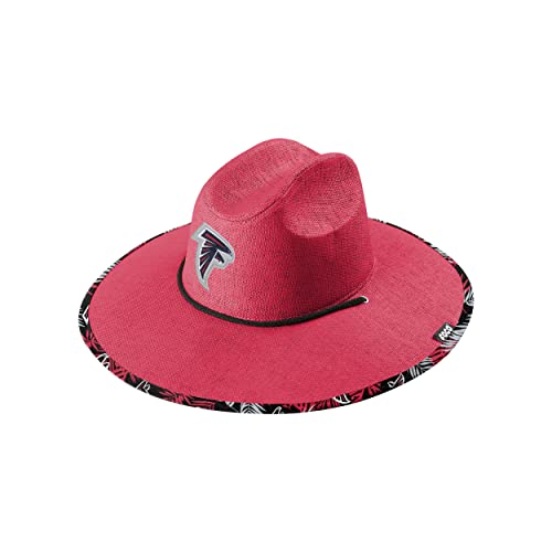 Image of FOCO Men's NCAA College Team Logo Floral Straw Sun Hat