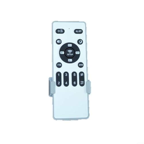 Bordfly Mando a distancia y controlador para ventilador de techo con luz DC motor 433 MHz regulable 6 niveles brisa natural funcionamiento silencioso (control remoto)