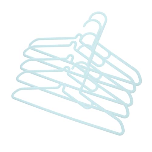 Alipis 5pcs Non-Slip Heavy Duty Hangers Plastic Hangers for Jeans Space Saving Clothing Organizer Pant Round Edges