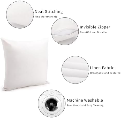 ArogGeld Custom Pillow 26"x26" Two-Sided Customized Photo & Text Pillowcase Personalized Pillow Cover with Photo Cotton Cushion Cover Custom Love Keepsake Gifts
