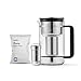Price comparison product image Aarke Purifier Large, Water Filter Jug in Glass and Stainless Steel, 1.7L / 7 Cups, Includes Aarke Pure Filter Refill Bag