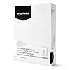 Amazon Basics Papel de cartulina, 8.5″ x 11″, 65 lb/176 gsm, 96 brillante, blanco, 250 hojas