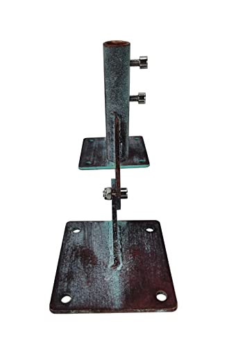 Clyb Weathervane Parts & Hardware Weathervane Mounting Copper Plating Weather Vanes Roof Mounts Adjustable, Rustproof, Stable #TOP3