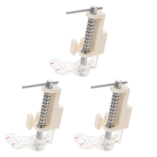 Pies para máquina de coser 3 piezas metálicos para bordado
