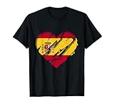 Spain Flag Heart Spaniard Proud Man