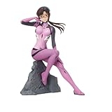 Zhongkaihua Mari Makinami Figura ilustre de 18 cm sentada Mari Makinami ilustre figura de acción de anime modelo de PVC escritorio decoración de Navidad regalo de cumpleaños para fans