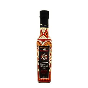 Arbequina Extra Vergine Olijfolie – Pittige Olie met Paprika, Cayenne, Knoflook, Koriander en Karwij | Castillo de Canena Oliefles 250 ml