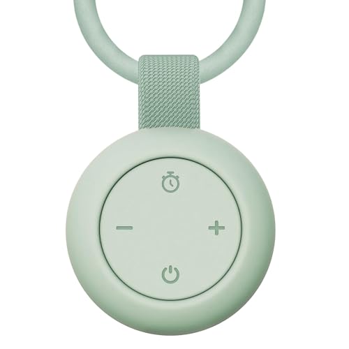 Image of Portable Baby Sound Machine [White Noise for Babies Kids Adults][Timer Function][12 Soothing Sounds][Sleep Boombox] 15 Hours Battery Life, Travel,Registry,Gifts,Shower,Clips on Baby Stroller.Mint