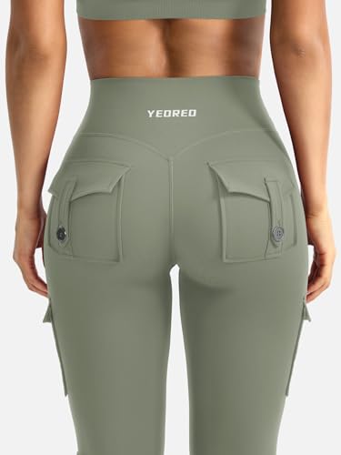 Image of YEOREO CoreFlex Women Workout Flare Leggings