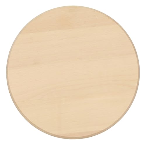 Bütic Assiette à jambon en hêtre - Planche à découper ronde - Taille de la planche : Ø 30 cm