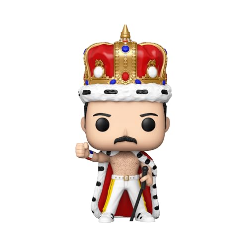 Funko Pop! Rocks: Freddie Mercury King - Queen - Amazon Exclusive - Collectable Vinyl Figure - Gift Idea - Official Merchandise - Toys for Kids & Adults - Music Fans - Model Figure for Collectors
