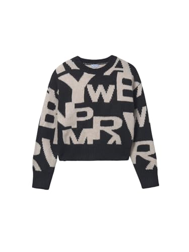 Mayoral Jacquard Jumper for Girls Black