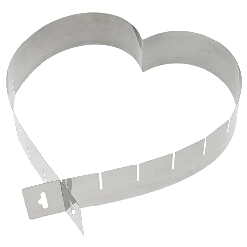5 marcos de repostería ampliables corazón