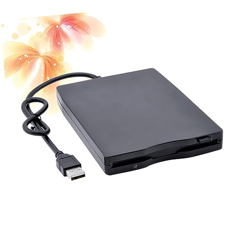 KALLORY Portable USB Floppy Disk Drive Compact External Diskette Data Transfer Device Compatible with Windows Systems Lightweight Travel Friendly Design Fast Data Transfer Rates