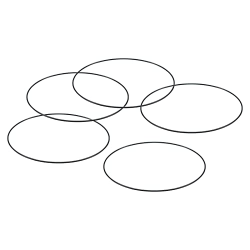 PATIKIL Nitrile Rubber O-Rings 185mm OD 180mm ID 2.65mm Width, 10 Pcs Metric Sealing Gasket for Faucet Plumbing Automotive Repair Black