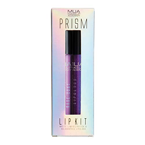 MUAMake Up Academy PRISM Lip Kit Matte Liquid Lipstick & Holographic Lipgloss - HYPNOTISE