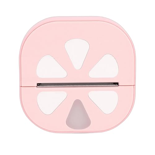 Asixxsix Mini Impresora de Pegatinas, Impresora portátil Blue Tooth con 3 Rollos de Papel, máquina de Etiquetas térmicas sin Tinta para Creaciones DIY, Fotos, apuntes de Estudio
