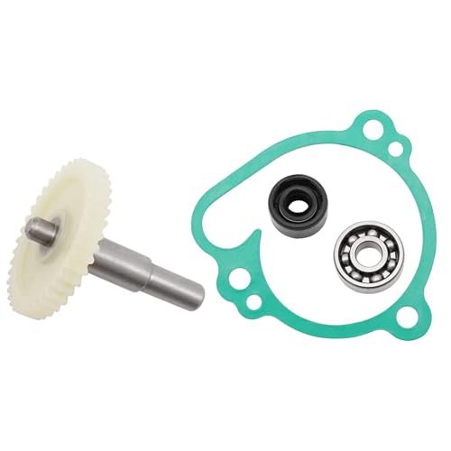 Image of Water Pump Rebuild Kit Impeller Shaft Gear Bearing Seal Gasket for Kawasaki KX100 KX85 KX80 OEM# 13234-1103 11009-1972 11061-0184 92049-1366