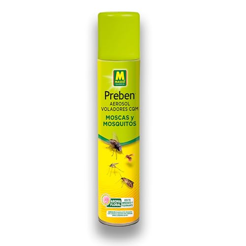 Insecticida Moscas y Mosquitos Preben Voladores 750ml MUY EFICAZ | Insecticida en Spray para todo tipo de insectos voladores | Uso Interior y Exterior Acción Inmediata | Aroma Floral | Nexum Market