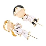 BESPORTBLE 2 Stück Cartoon Medical Pin Animationsbroschendekor Kleidung Brosche Cartoon-Animationsbrosche Cartoon-Brosche- Cartoonmuster Brosche Cartoon-Serie Brosche Zinklegierung