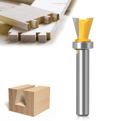 WSOOX Fraise à Queue d'Aronde Avec Roulement 8 mm