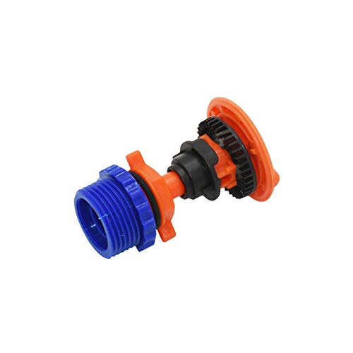 Aspersor giratorio de 360 grados con conector de manguera para riego de jardin eficiente 6