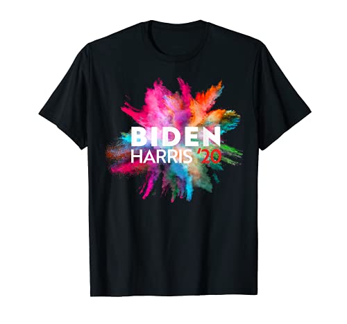 Joe Biden Kamala Harris 2020 Hipster Tie Dye tiza Explosión Camiseta