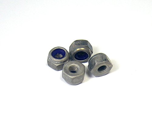 Jet Fitting & Supply Corp 8CNLN A 8-32 Aluminum Hex Locknut thumb #2