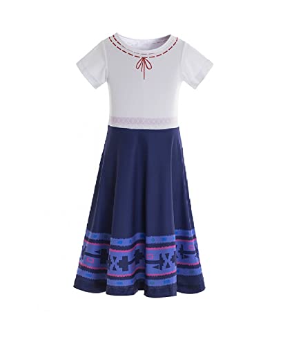 Ruikajia Women Mirabel Dress Cosplay Adult Luisa Dress (XL White)