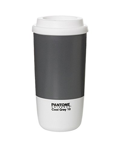 Cool Gray Insulated Thermo Travel Cup with Lid 13.5 oz.