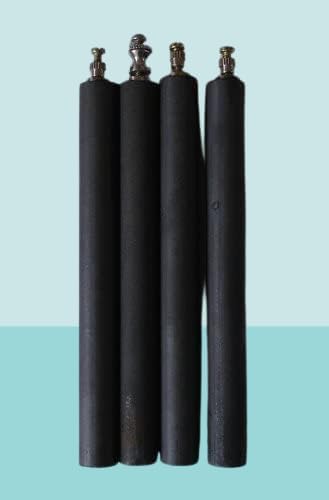 Carbon Rods with Brass Terminals | Pack of 2 | High-Conductivity Graphite Electrodes for Physics Experiments, Electrolysis & Laboratory Research | Durable & High-Heat Resistant-image-38