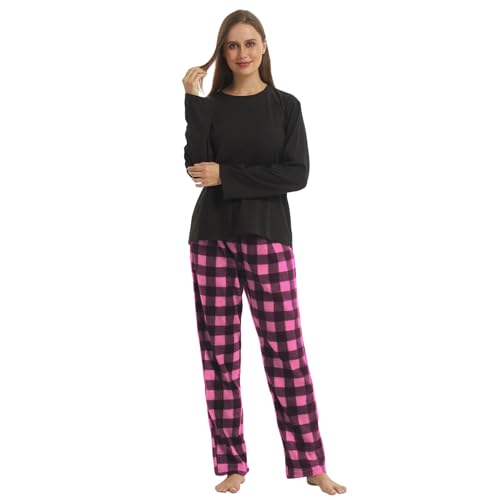 CARATTERISTICHE: Chiusura con coulisse. I pantaloni pigiama in pile hanno una coulisse che può essere regolata e adattata alla taglia che ritieni adatta, rilassa la vita e ti offrono una vita confortevole per il tempo libero