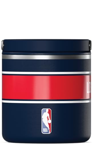 Image of Hydrapeak x NBA Officially Licensed Los Angeles Clippers 25oz Stainless Steel Vacuum Insulated Thermos Food Jar with Handle, Wide Mouth Leak-Proof Soup Thermos for Adults, 10 Hours Hot & 16 Hours Cold