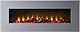 Sureflame WM-9505 Elektrischer Wandkamin mit Fernbedienung in Grau, 107 cm