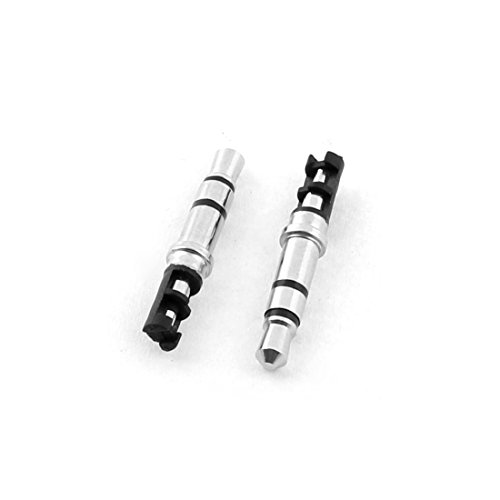 Conector Jack 3.5mm macho Aexit, 100 piezas negro miniatura 2