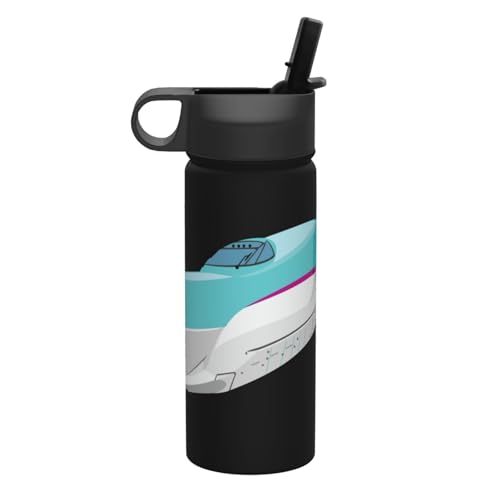 東北新幹線 日本の鉄道 鉄道車両 電車 水筒 真空断熱 保温 保冷 スポーツボトル 人気 ステンレスボトル スポーツ飲料対応 漏れない 直飲み530ml 男の子 女の子 おしゃれ プレゼント