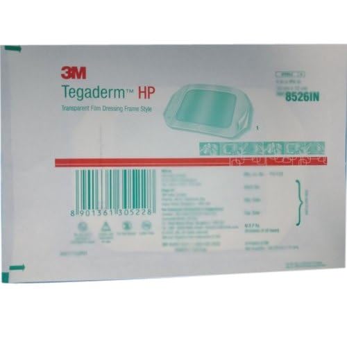 Image of Tegaderm 8526 IN Transparent Film Dressing Frame Style 10 cm x 12 cm - pack of 25