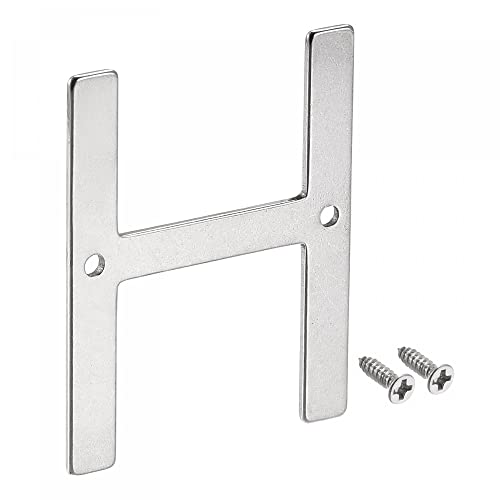 Opiniones y reviews de Letras y Números acero inoxidable los mejores 10. 37 uxcell - Letra de casa de acero inoxidable, letra H de 2.76 pulgadas, para buzón de correo de hotel, pulido