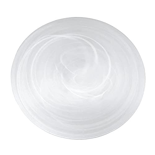 MARIPOSAALABASTER WHITE LARGE PLATTER | WHITE| ALABASTER | TABLEWARE | PLATTERS | GLASS | HANDMADE IN TURKEY