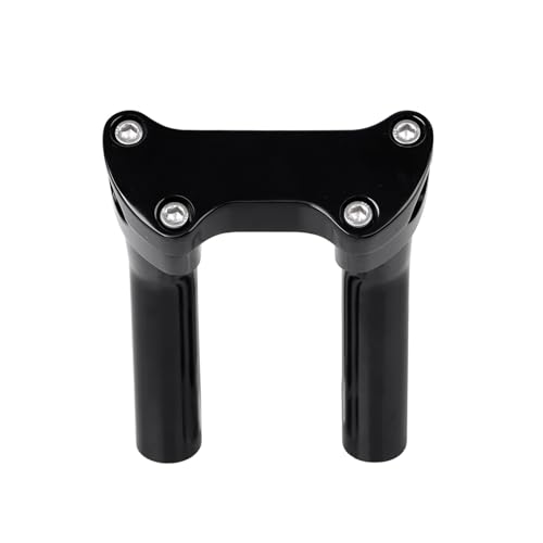 Élévateur de guidon moto 1" custom noir pour Harley Dyna Fat Boy XL1200X