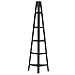 Casual Home 100% Solid Wood 5-Shelf Ladder Bookcase, Corner, Espresso