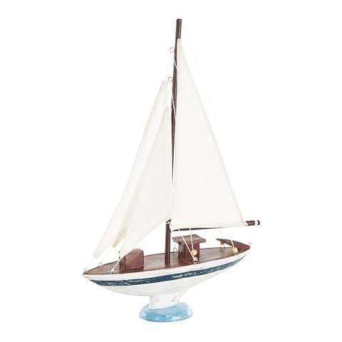 Deco 79 Wood Sail Boat Sculpture Cover
