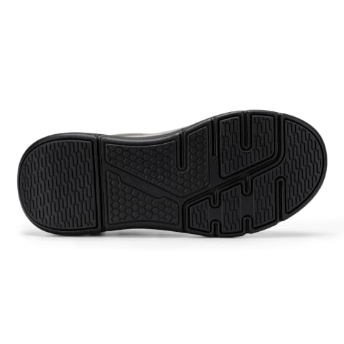 Image of FitVille Wide Slip on Shoes for Men Black Dress Shoes Leather Loafers Business Casual Shoes, Comfortable Simple Shoes - EasyWalk V1
