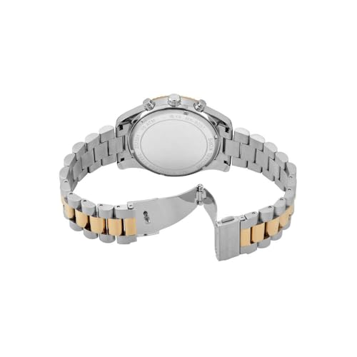 Michael Kors Lexington Watch for Men, 44mm Quartz Chronograph Movement with Stainless Steel Strap