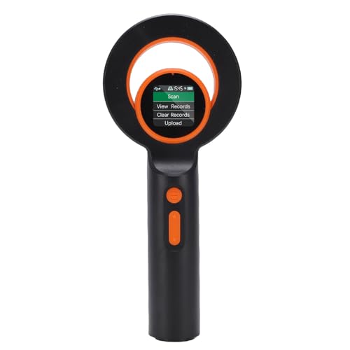 Scanner puces animaux domestiques Bluetooth avec lecteur étiquette verre et marqueur 30 mm