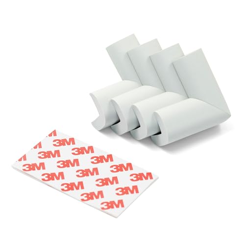 Image of Regalo 8 Pack Safety Corner & Edge Protectors for Baby Proofing, Soft Foam Furniture Corner Guards, Small, Gray