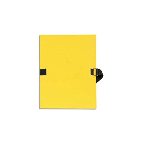 Exacompta Schnellhefter, Rucksack 10 ausziehbar, A4, Karton, gelb