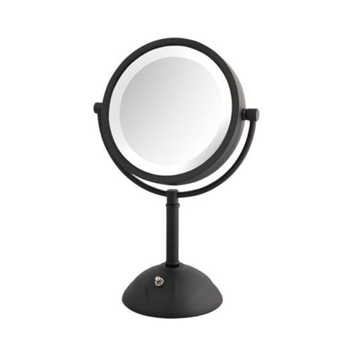 Espejo de maquillaje de mesa Jerdon con luces 8.5"