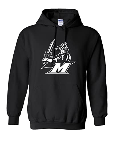 CreateMyTee | Manhattanville College Valiant M Hooded Sweatshirt